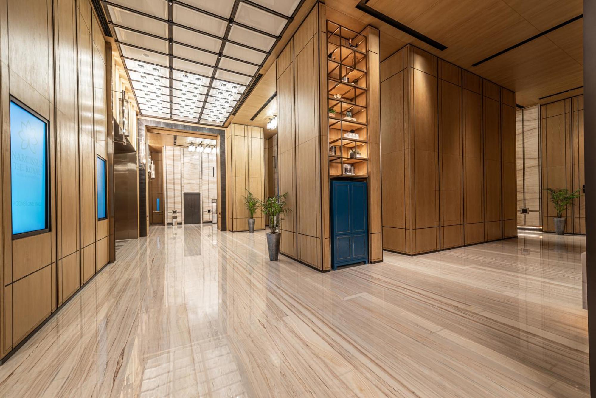 ריאד Narcissus The Royal Hotel מראה חיצוני תמונה 3D rendering of a hotel lobby